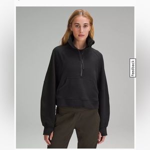Scuba oversized funnel neck half zip